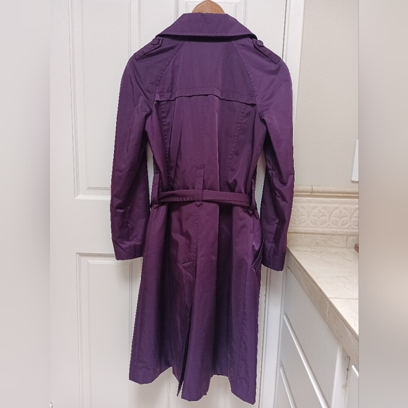 Escada purple trench coat size 34 small - Picture 3 of 5